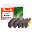 PEACH kompatibilní cartridge HP No. 953XL, Multi-Pack-Plus, 2x bk, 1x c,m,y; 2x43/3x20ml