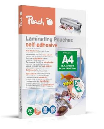 PEACH laminovací folie A4 (303x216mm), 125mic, Self Adhesive, 100ks