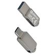 PLATINET flashdisk USB 3.2 METAL WATERPROOF DUAL USB-C USB-A 128GB