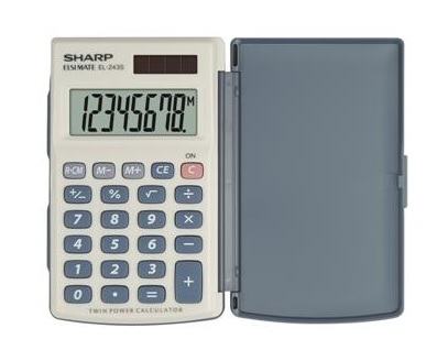 Platinet SHARP CALCULATOR HANDHELD BOX EL243S