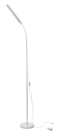 PLATINET stojací lampa SIGNUS 10W 84 LED 500 lumenů, bílá, Výška: 150 cm