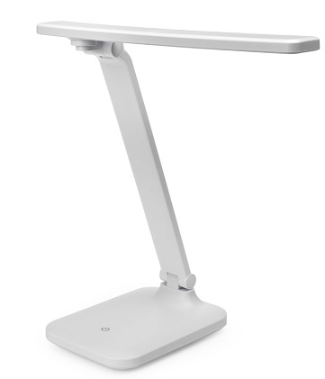 PLATINET stolní lampa LED REMUS 5W, USB nabíječka, dotykový panel, bílá