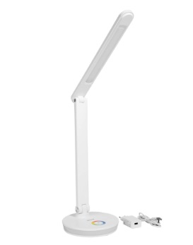 PLATINET stolní lampa RGB 12W WITH CHARGING PORT WHITE