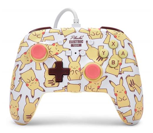 PowerA Enhanced Wired Controller for Nintendo Switch - Pikachu Blush