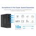 PremiumCord 4-port USB 3.2 5Gbps extender po Cat5/Cat5e/Cat6 do 100m