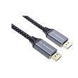 PremiumCord DisplayPort 1.4 přípojný kabel pro rozlišení 8K, kovové a zlacené konektory, 5m