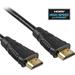 PremiumCord HDMI High Speed + Ethernet kabel, zlacené konektory, 25m