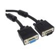 PremiumCord Kabel prodlužovací HQ(Coax) 2x ferrit, SVGA, DDC2, 3xCoax+8žil, 2m