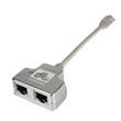 PremiumCord Modulární RJ45 distributor 2 porty 10/100Base T