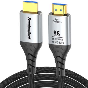 PremiumCord Ultra High Speed HDMI 2.1 optický fiber kabel 8K@60Hz,zlacené 7m