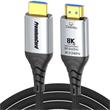 PremiumCord Ultra High Speed HDMI 2.1 optický fiber kabel 8K@60Hz,zlacené 7m
