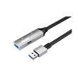 PremiumCord USB 3.2 repeater a prodlužovací kabel Male-Female, 5Gbps Aluminium 20m