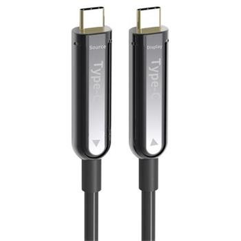 PremiumCord USB-C optický fiber video AOC kabel rozlišení 4K@60Hz 1080p délka:30m