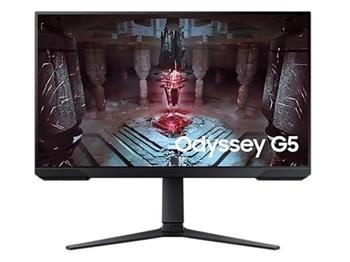 SAMSUNG MT LED LCD Gaming Monitor 27" Odyssey G5 G51C VA,1ms,165Hz,2560x1440,300cd/m2,2xHDMI,DP,Pivot,Height Adjust.,Tilt,Swivel