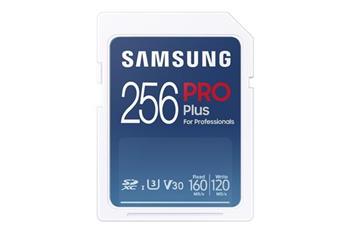 Samsung SDXC PRO PLUS/SDXC/256GB/180MBps/UHS-I U3, V30