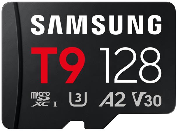 Samsung T9/Micro SDXC/128GB/UHS-I U3 / Class 10/+ Adaptér/Černá + Adaptér
