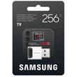 Samsung T9/Micro SDXC/256GB/UHS-I U3 / Class 10/+ Adaptér/Černá + USB Adaptér