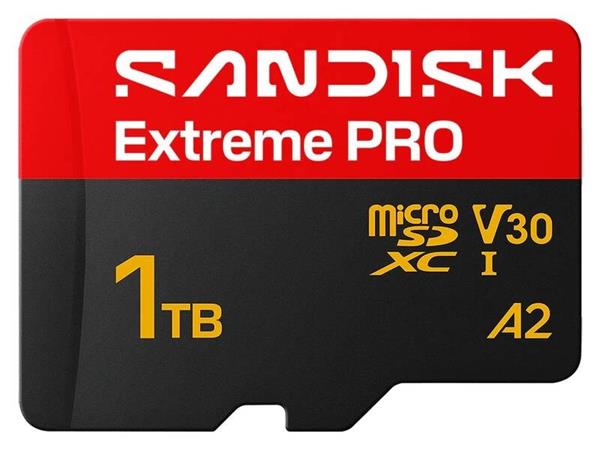 SanDisk Extreme PRO microSD UHS-I 1TB 250MB/s(R) / 170MB/s(W)