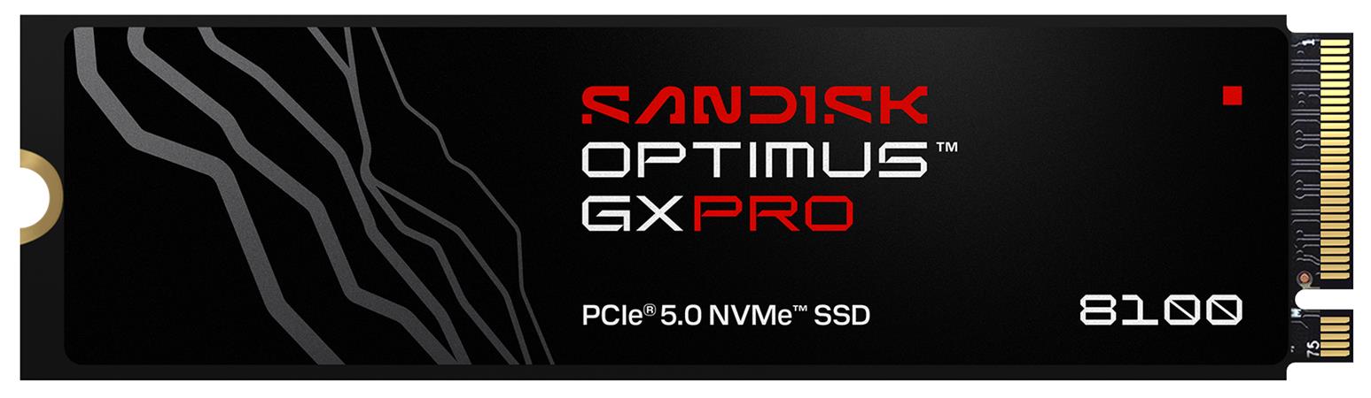 SANDISK OPTIMUS GX PRO 8100 NVMe 8TB PCIe, Gen5, (R:14900, W:13200MB/s)