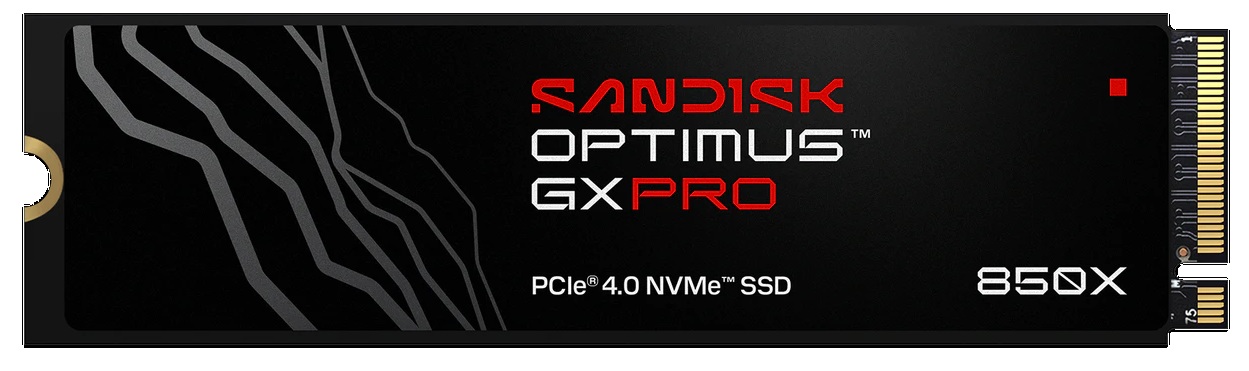SANDISK OPTIMUS GX PRO 850X NVMe 2TB PCIe, Gen4, (R:7300, W:6600MB/s)