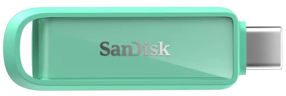 SanDisk Phone Drive Flash Disk 256GB USB-C, zelený