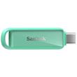 SanDisk Phone Drive Flash Disk 256GB USB-C, zelený