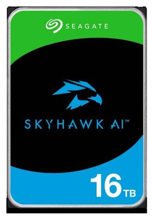 Seagate SkyHawk AI HDD, 16TB, SATAIII, 256MB cache, 7.200RPM