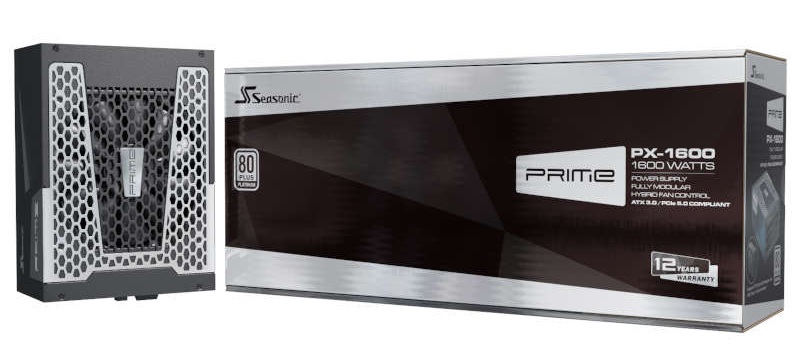 Seasonic PRIME TX-1600W Titanium, 80+, modular