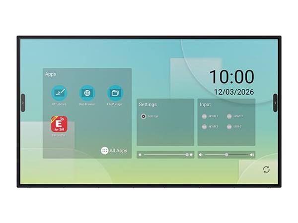 SHARP PN-LB653-WIFI 65" LB-Series Interactive Display, UHD, 500 cd/m2, 40 touch points, OPS Slot, USB-C, HDMI-out