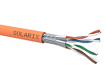 Solarix Instalační kabel CAT7A SSTP LSOH Cca s1 d1 a1 1200MHz 500m/cívka