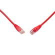 Solarix Patch kabel CAT5E UTP PVC 2m červený non-snag-proof C5E-155RD-2MB