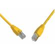 Solarix Patch kabel CAT6 SFTP PVC 1m žlutý snag-proof C6-315YE-1MB