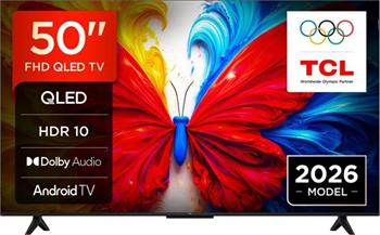 TCL 50S5L 50" QLED/FHD/LED direct/50Hz/2xHDMI/1xUSB/LAN/AndroidTV