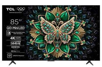TCL 85C6K SMART TV 85" QLED/4K UHD/Mini LED/144Hz/4xHDMI/USB/LAN/GoogleTV