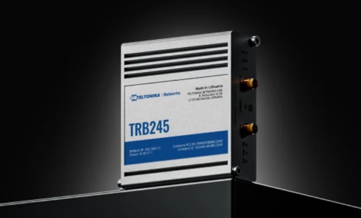 Teltonika LTE Cat 4 RS232/RS485 Cellular Gateway, DUAL SIM - TRB245