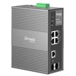 TP-Link IES206GPP Omada 6portový gigabitový průmyslový Easy Managed Switch s 3 porty PoE+ a 1 portem PoE++