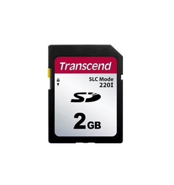 Transcend 2GB SD220I MLC průmyslová paměťová karta (SLC mode), 22MB/s R,20MB/s W