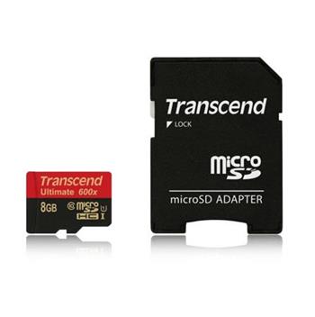 Transcend 8GB microSDHC (Class10) UHS-I 600x (Ulti