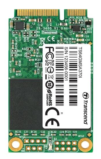 TRANSCEND MSA370 64GB Industrial SSD disk mSATA, S