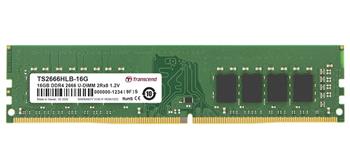 Transcend paměť 16GB DDR4 2666 U-DIMM 2Rx8 1Gx8 CL