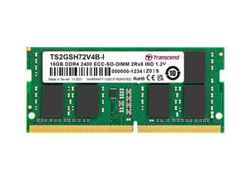 Transcend paměť 16GB Industrial ECC SODIMM DDR4 2666 2Rx8 1Gx8 CL19 1.2V