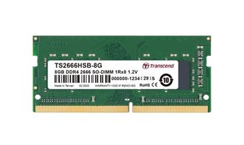 Transcend paměť 8GB SODIMM DDR4 2666 1Rx8 1Gx8 CL1