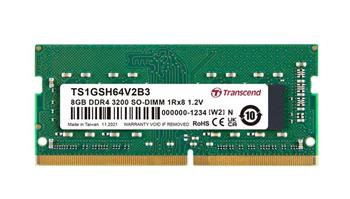 Transcend paměť 8GB SODIMM DDR4 3200 1Rx8 1Gx8 CL22 1.2V