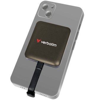 VERBATIM SnapBack SSD 2TB,USB-C, moka metalíza