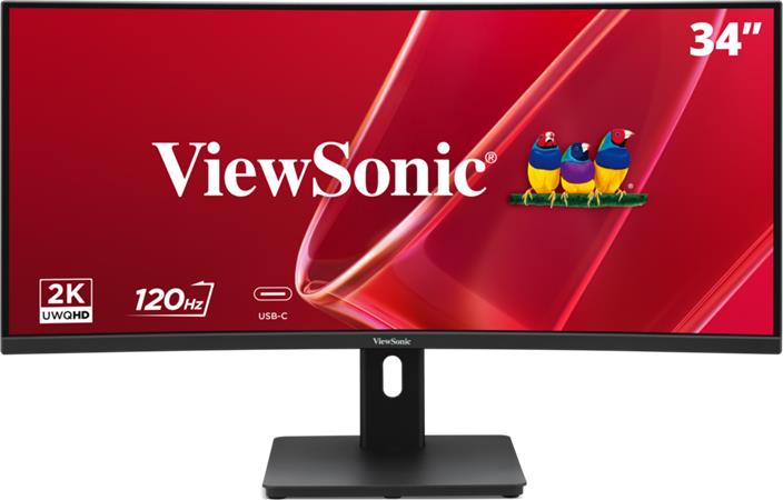 Viewsonic VA3420C-2 34" zakřivený VA/3440x1440@120Hz/3,5ms/300cd/HDMI/DP/USB/USB-C/Repro/Pivot/HAS/VESA
