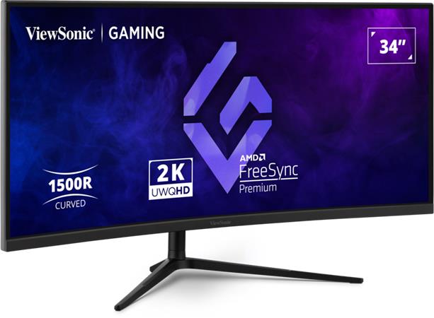 Viewsonic VX3418C-2K zakřivený 34" VA/3440x1440@180Hz/1ms/250cd/2xHDMI/2xDP/Repro/HAS/VESA