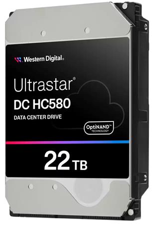 WD Ultrastar HDD 22TB DC HC580 3.5in 26.1 512 7200RPM SATA ULTRA 512E SE NP3