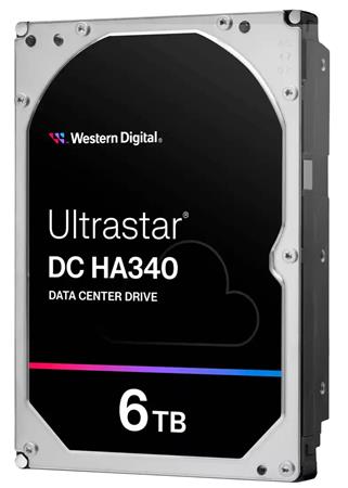 WD Ultrastar HDD 6TB DC HA340 3.5in 26.1 256 7200RPM SATA ULTRA 512E SE NP3