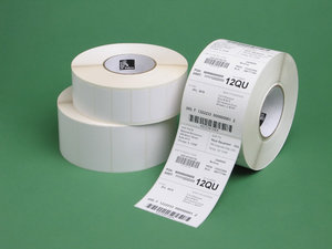 Zebra Label, Paper, 102x76mm; Direct Thermal, Z-Select 2000D, Coated, Permanent Adhesive, 76mm Core