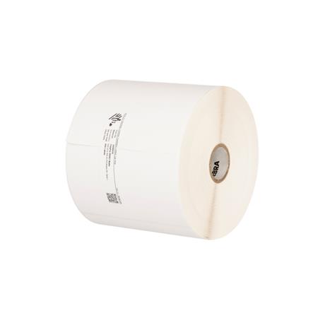 Zebra Label, Polypropylene, 102x102mm; Thermal Transfer, POLYPRO 4000T MATTE, Permanent Adhesive, 25mm Core 4/Box